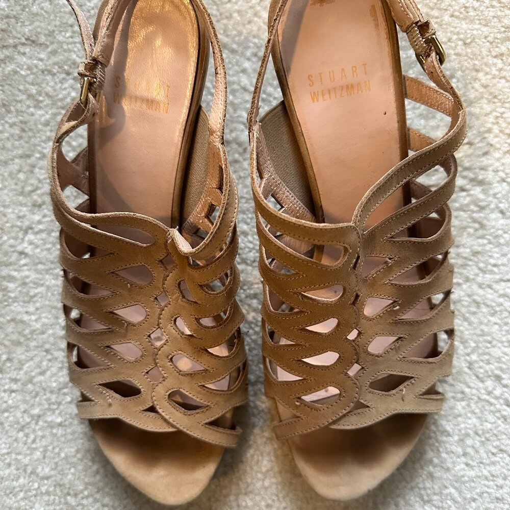 W's 6.5 Stuart Weizman caggy sandal